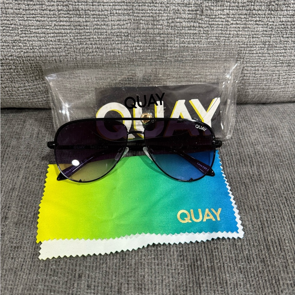 Quay Australia Black Sunglasses